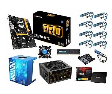 חבילה לכריית מטבעות דיגיטליים 1650W