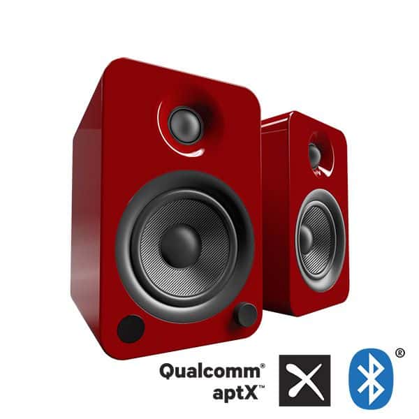 זוג רמקולים מוגברים KANTO YU4 אדום