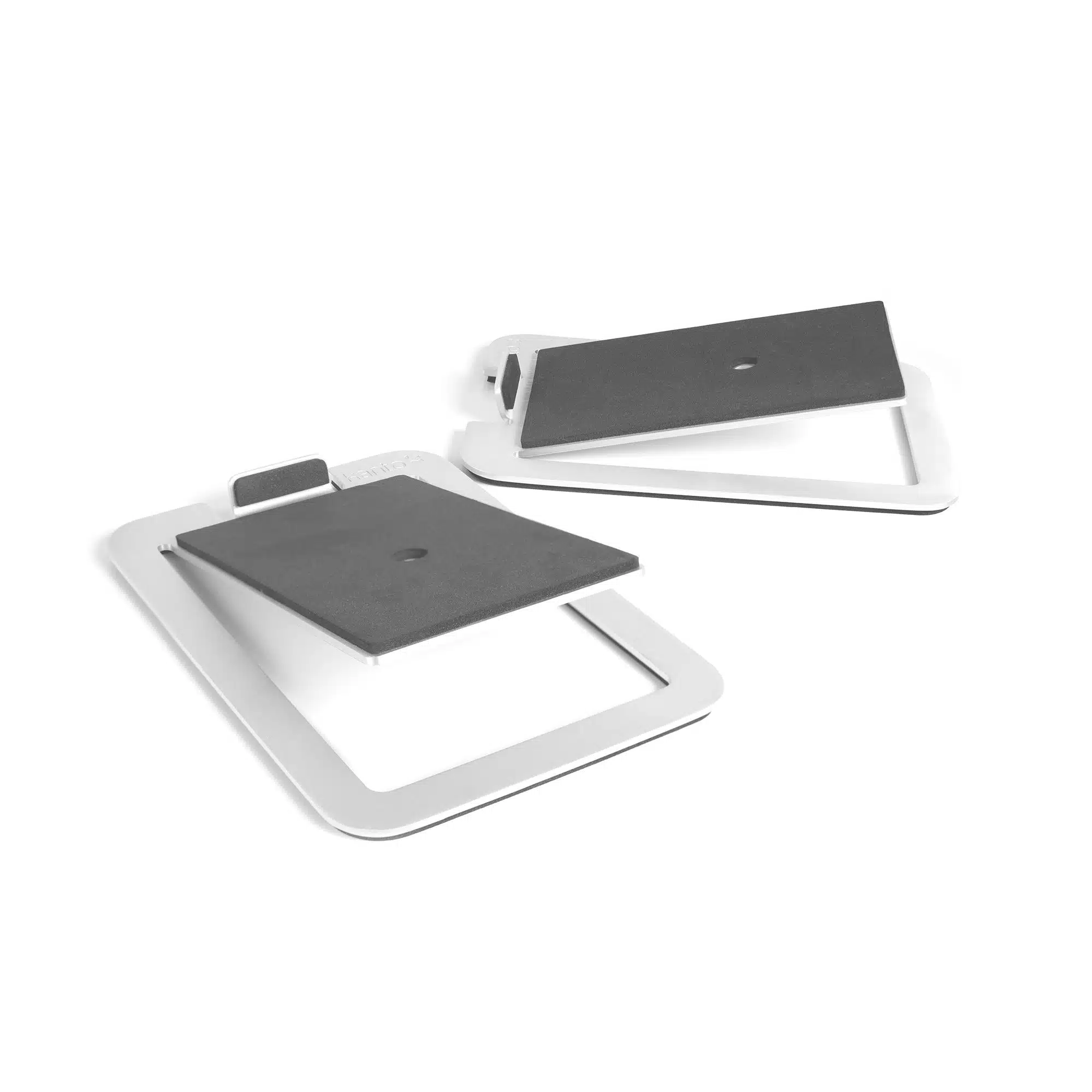 זוג מתקנים לרמקולים שולחניים S4 אלומניום