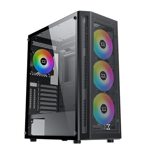 מארז מחשב גיימינג Xigmatek MASTER X 4X120mm ARGB כולל ספק 600W