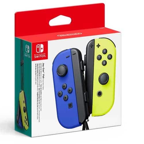 בקרי שליטה Nintendo Switch Joy-Con Pair Blue /Neon Yellow