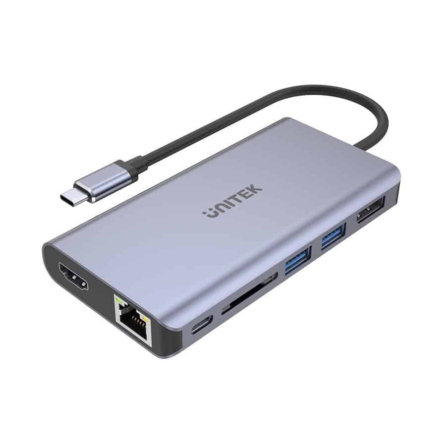 מולטיפורט טייפ סי uHUB S7+ 7-in-1 USB-C D1056A MST