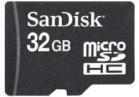 כרטיס זיכרון SanDisk Micro SDHC 32GB