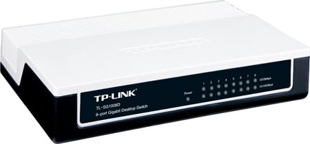 רכזת רשת TP-Link TL-SG1008D 8-port 100/1000Mbps Switch