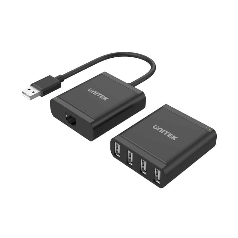 4 Ports USB 2.0 Extender Over Cat 6/ Cat 5e Y-2516