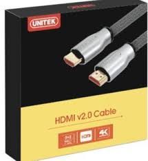 כבל HDMI 1 מטר זכר-זכר תומך 4K 2.0 60Hz