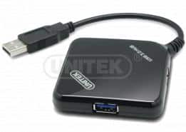 מפצל UNITEK USB3.0 4 Port Hub Y-3044