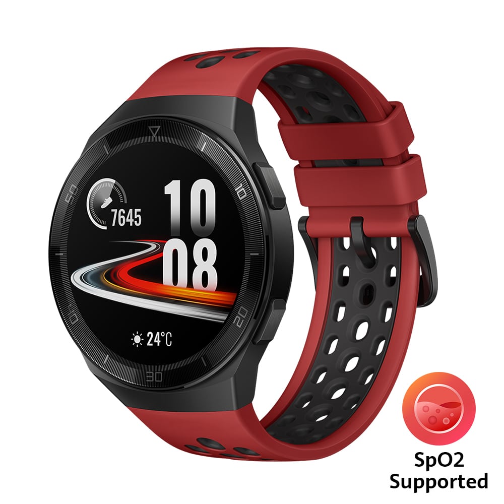 שעון חכם וואווי HUAWEI Smart Watch GT 2e RED Hector-B19R אדום