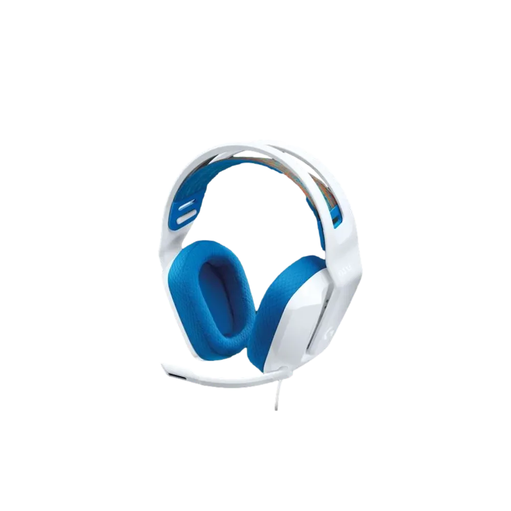 אוזניות גיימינג חוטיות LOGITECH G335 בצבע לבן