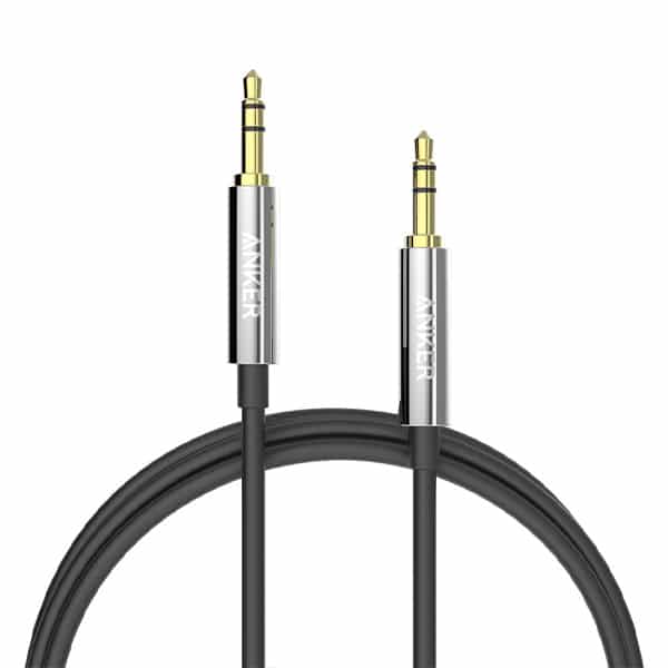 כבל 1.2 מטר Anker Aux Male To Male Audio Cable 3.5 MM A7123