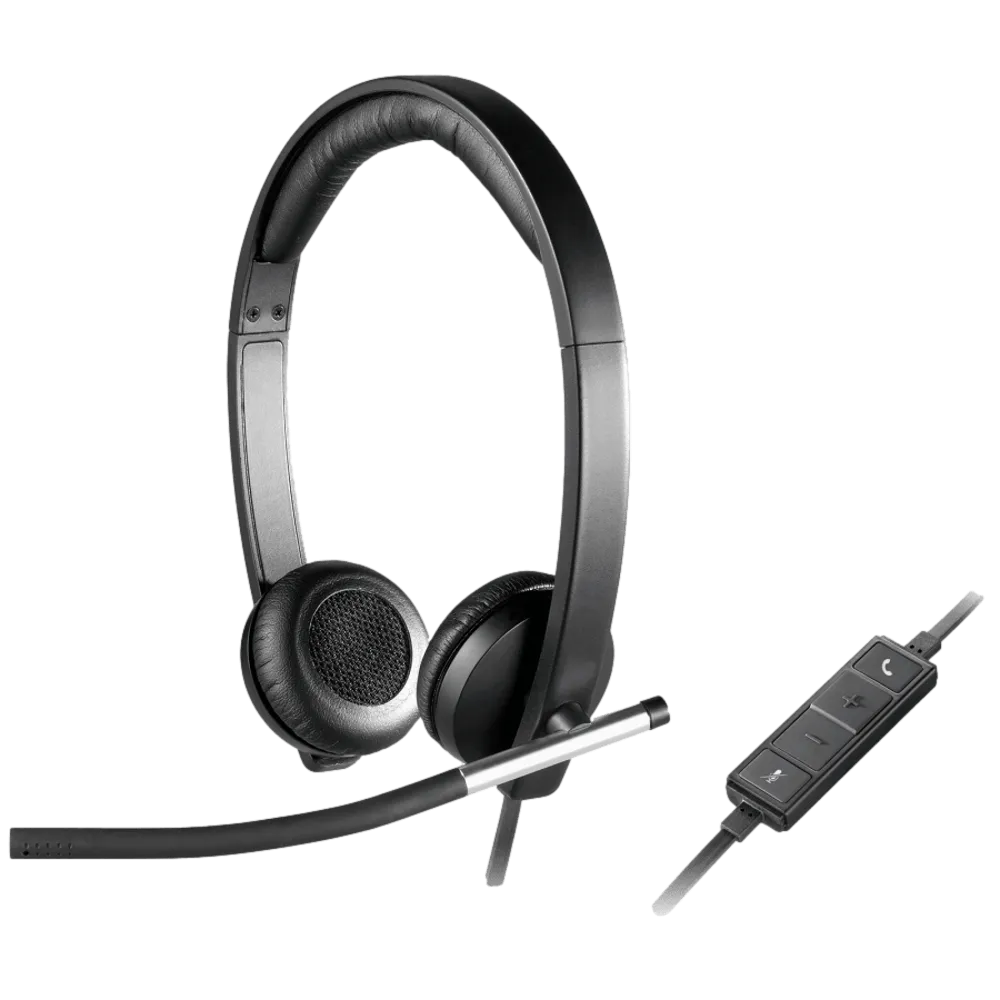 אוזניות + מיקרופון חוטיות USB STEREO H650E