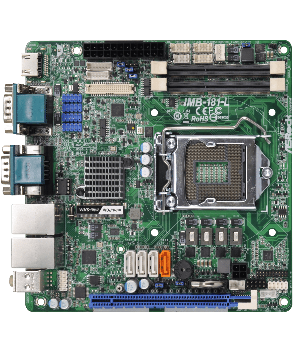 לוח 1150 ASRock INDUSTRIAL IMB-181-L