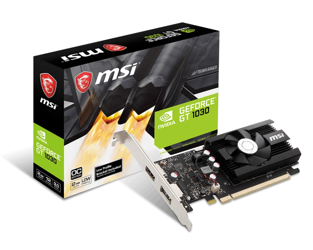 כרטיס מסך MSI GeForce GeForce GT 1030 4GD4 LP OC