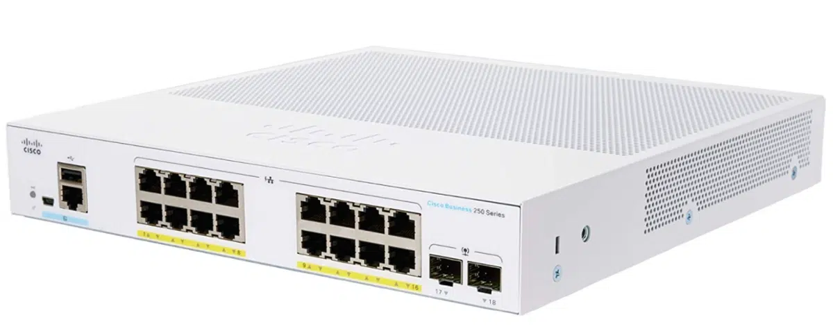 Cisco CBS250 Managed 16-port GE CBS250-16T-2G-EU