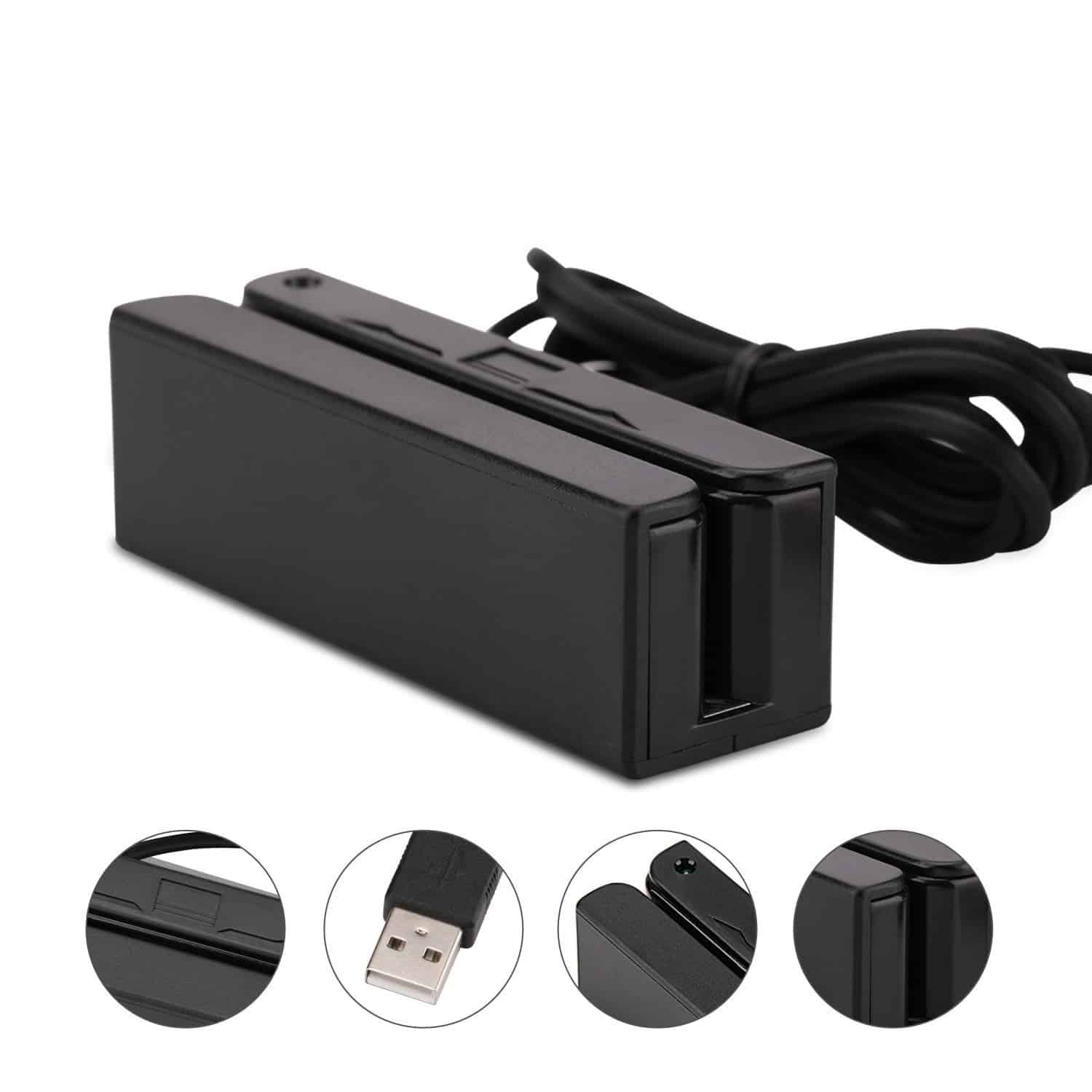 קורא כרטיסי מגנטים MSR100 USB