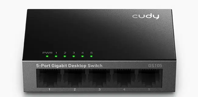 (מתכת) CUDY 5-Port Gigabit Switch GS105-IL