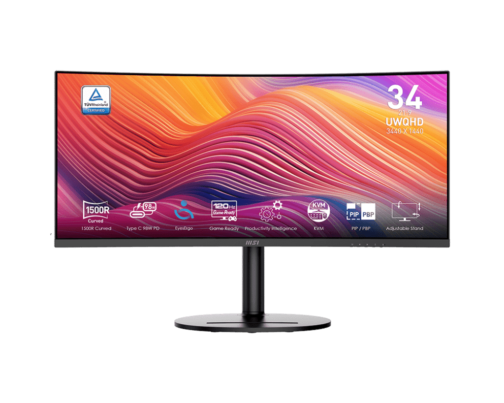 מסך מחשב MSI מסך מחשב עסקי קעור "34 MSI Modern MD342CQP