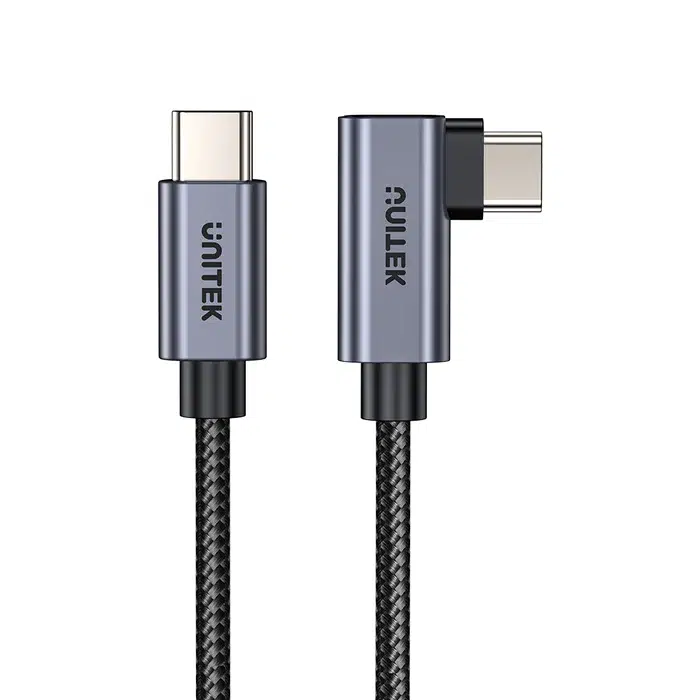 C14123BK-1M - כבל USB-C ל- USB-C זוויתי 90 מעלות
