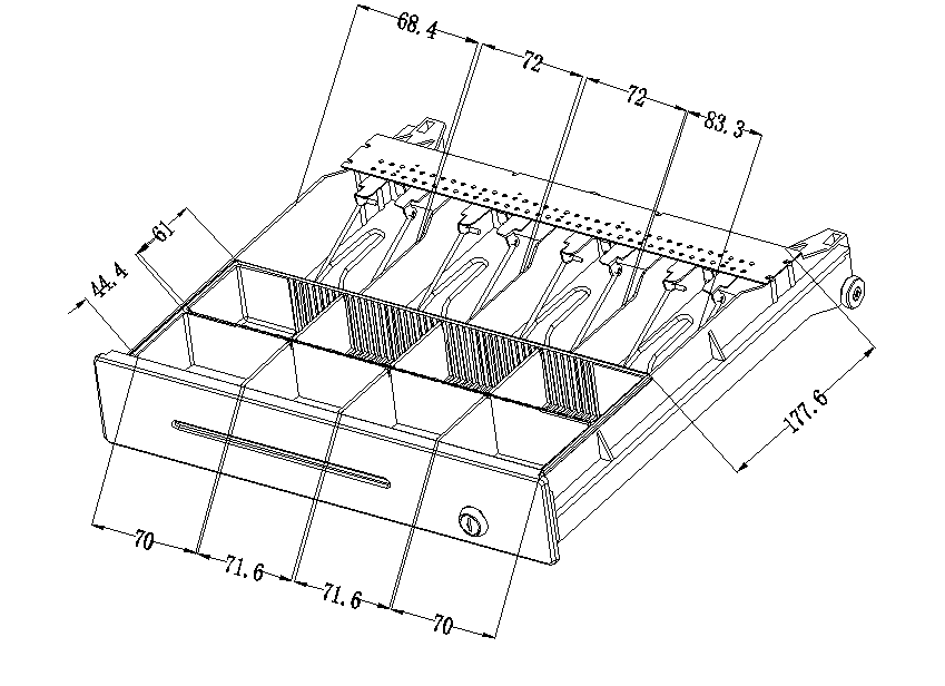 מגירת כסף לקופה KER-350