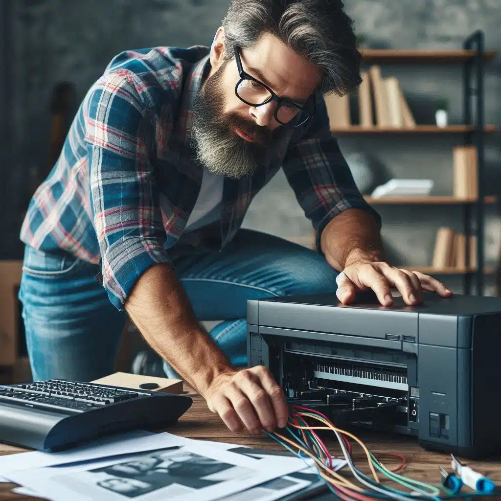התקנה מרחוק של מדפסת
