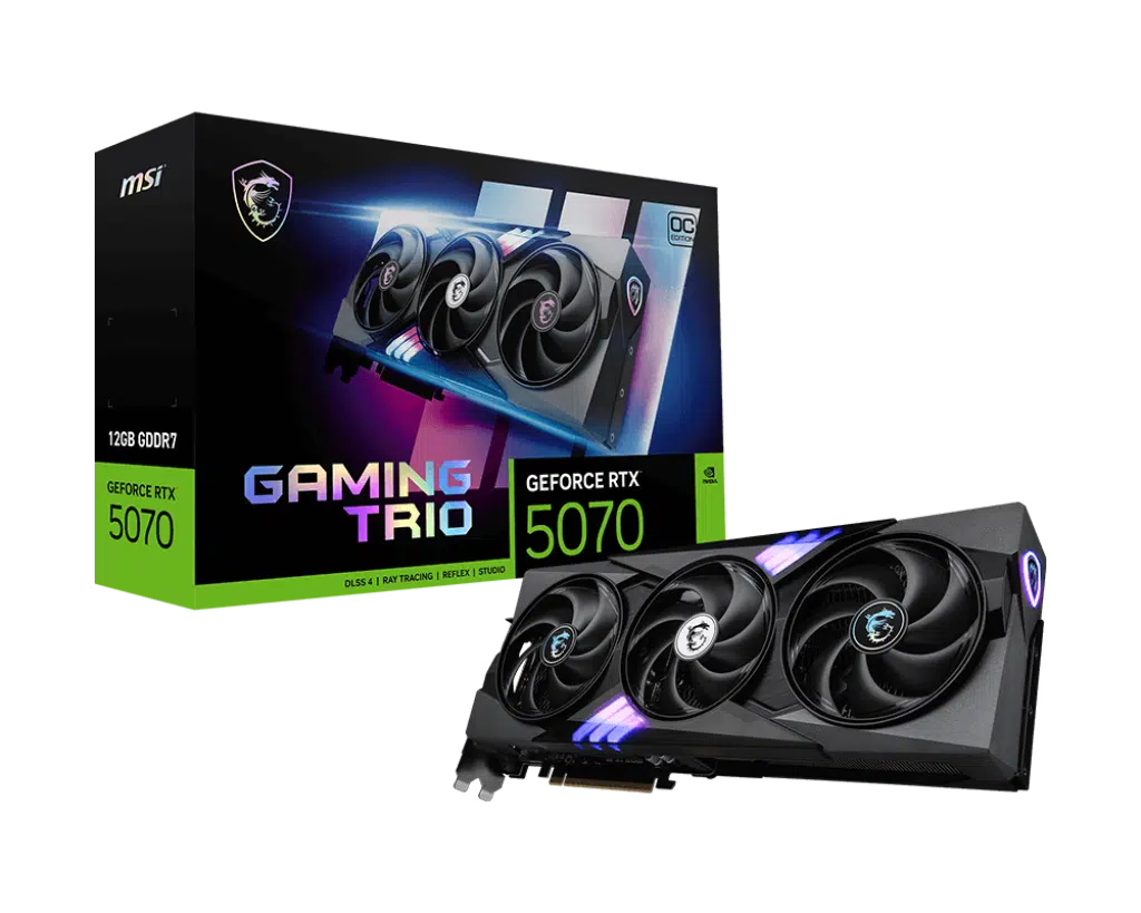 כרטיס מסך MSI RTX 5070 12G GAMING TRIO OC