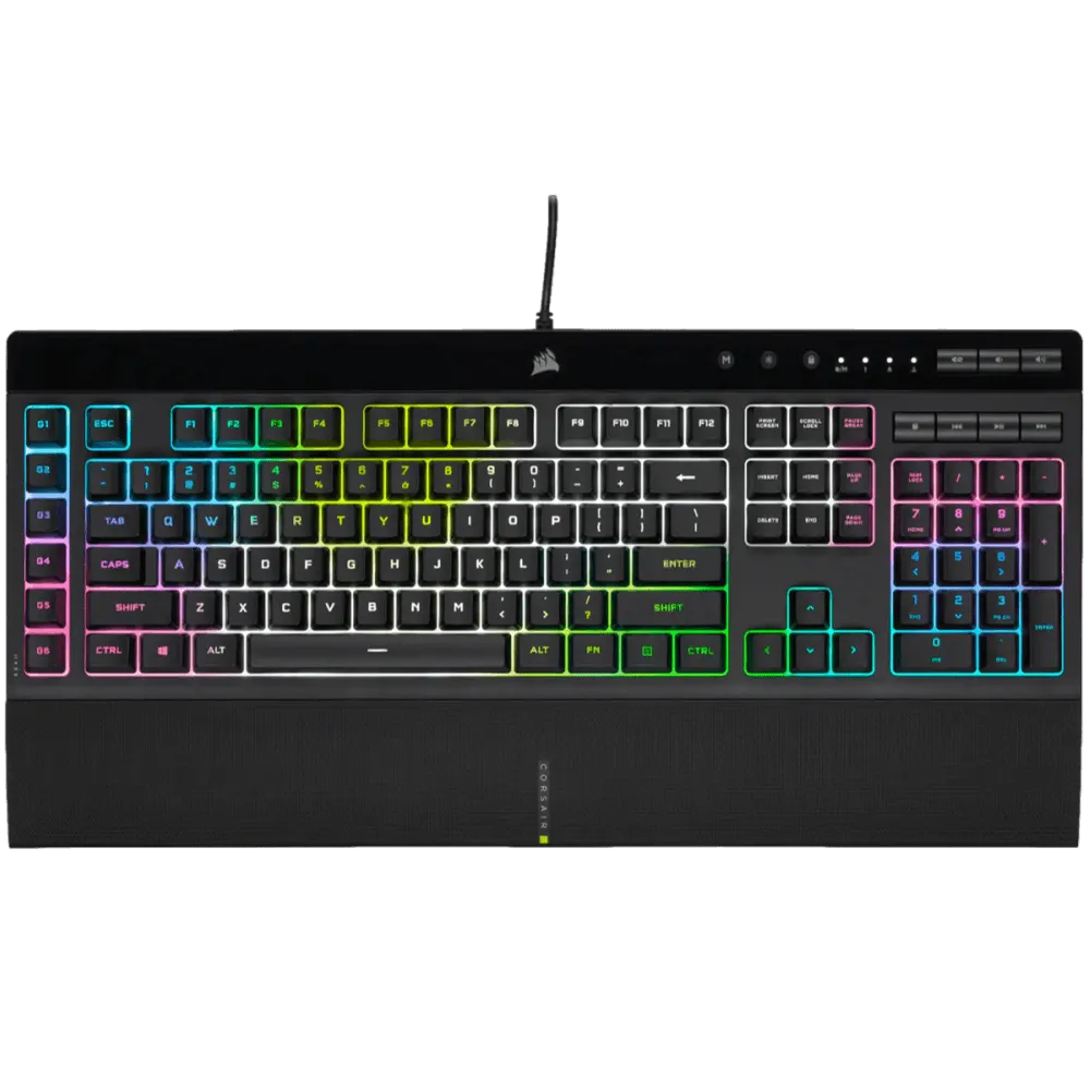 מקלדת גיימינג Corsair K55 RGB PRO XT