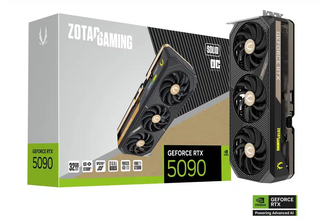 כרטיס מסך - ZOTAC GAMING GeForce RTX 5090 SOLID OC